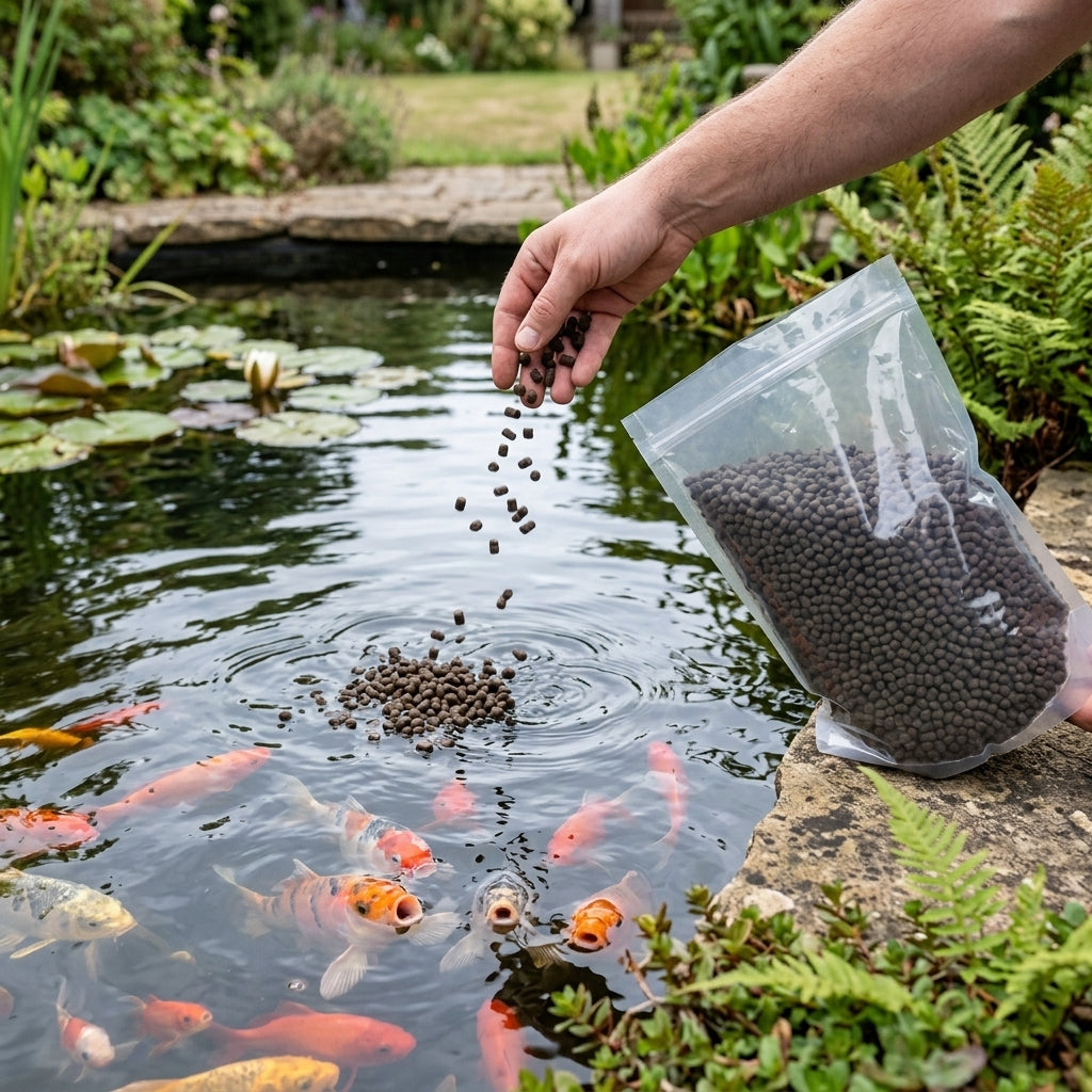 2.5kg Sinking Pellets Fish Food - High Protein