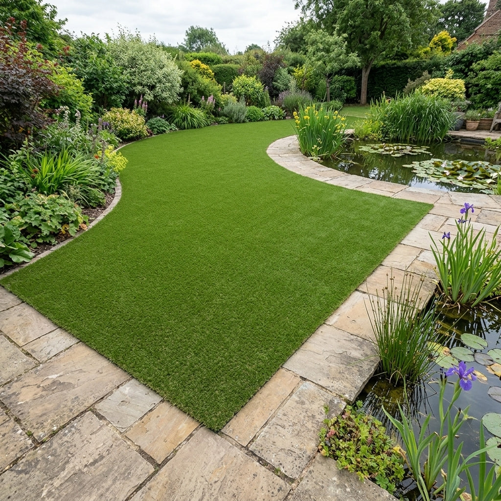 2m x 6m artificial grass lawn 30mm pile depth