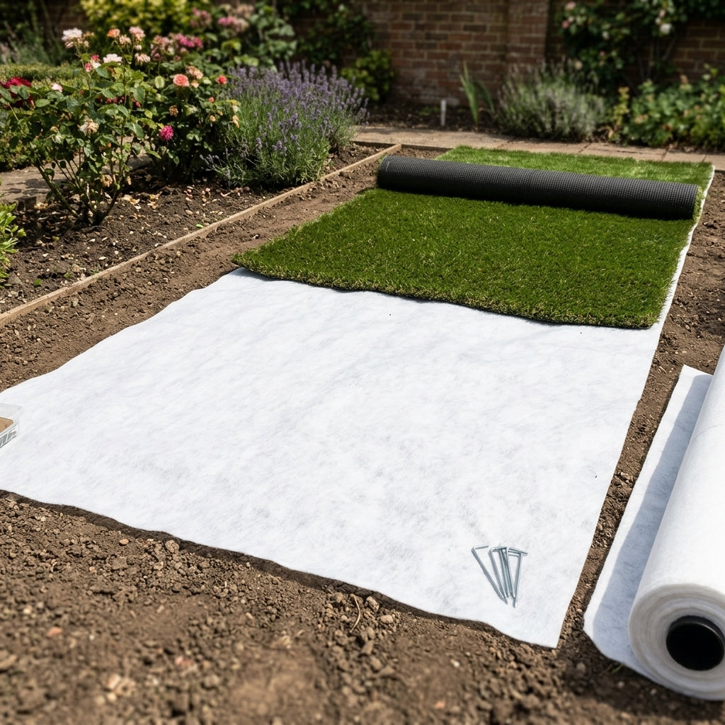 2m x 5m artificial grass underlay geotextile membrane