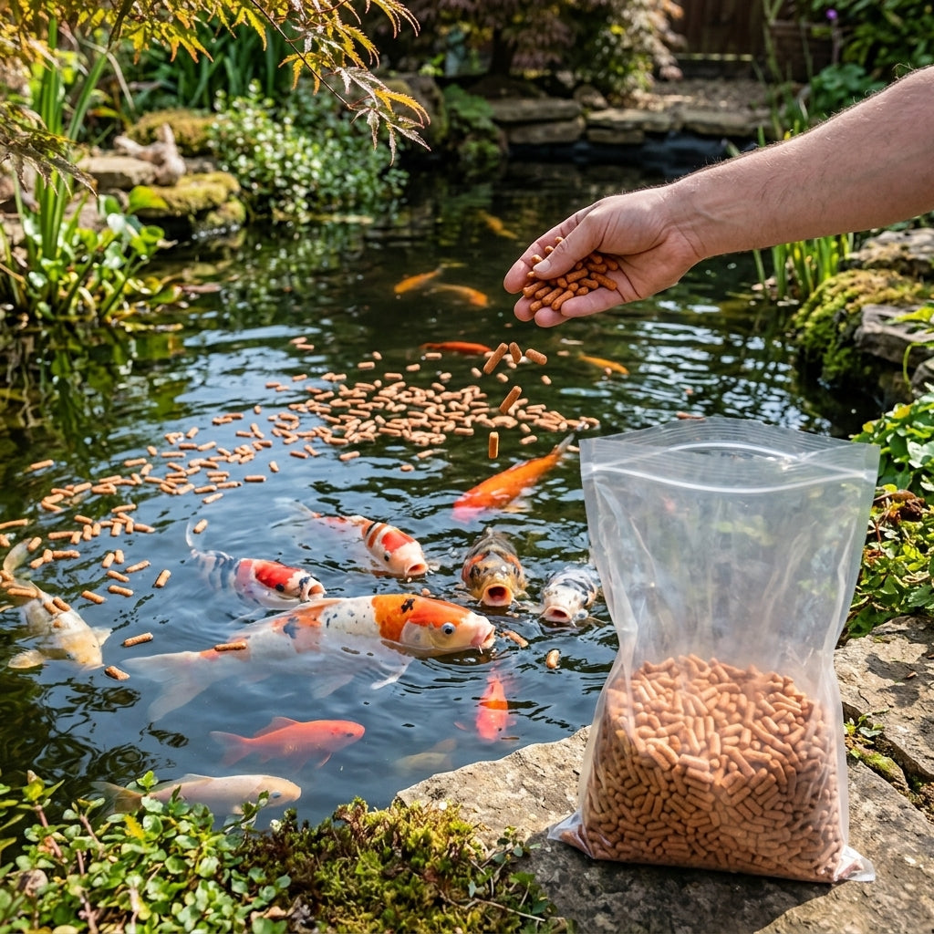 1kg Pond Fish Food Koi Sticks with Spirulina
