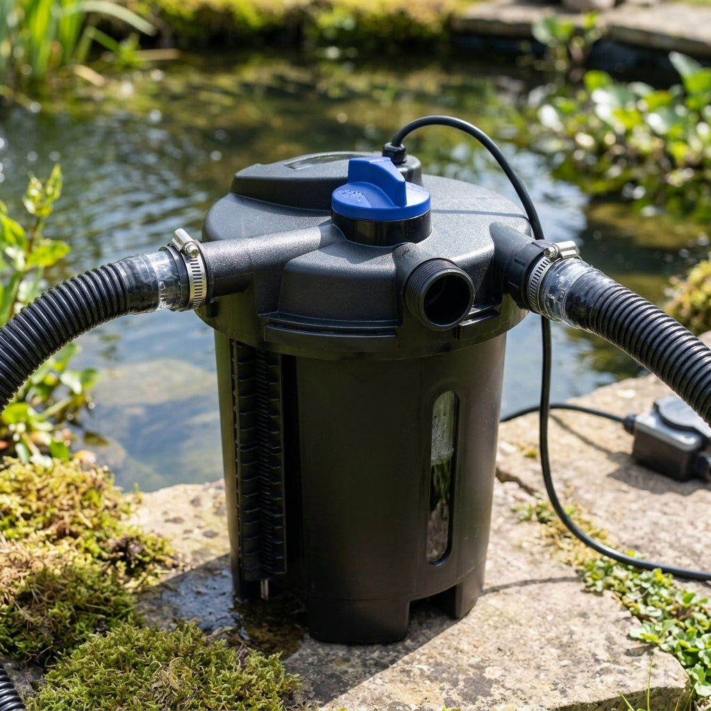 8000 Replacement Pond Filter Lid with 13W UVC and Complete Electrics
