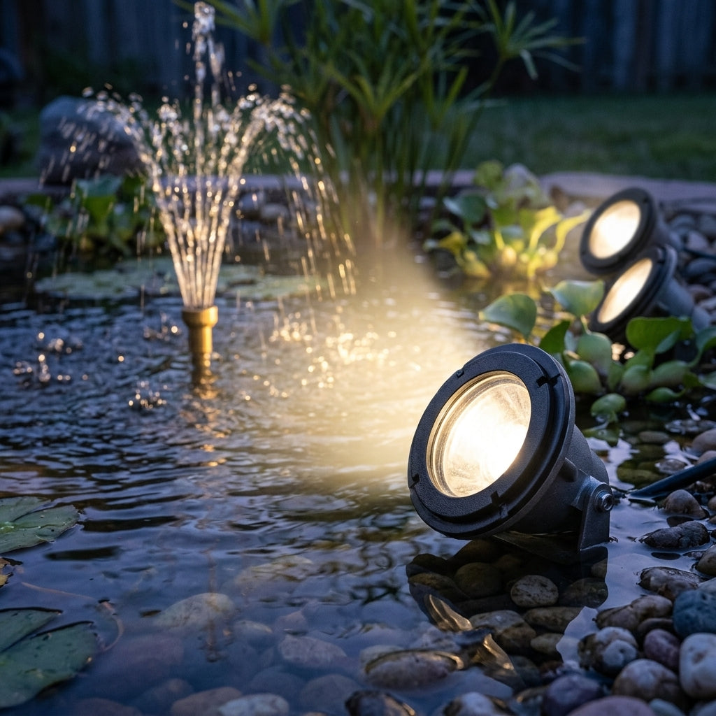 LED Lense Bracket Set for Pond Lighting – Pack of 3