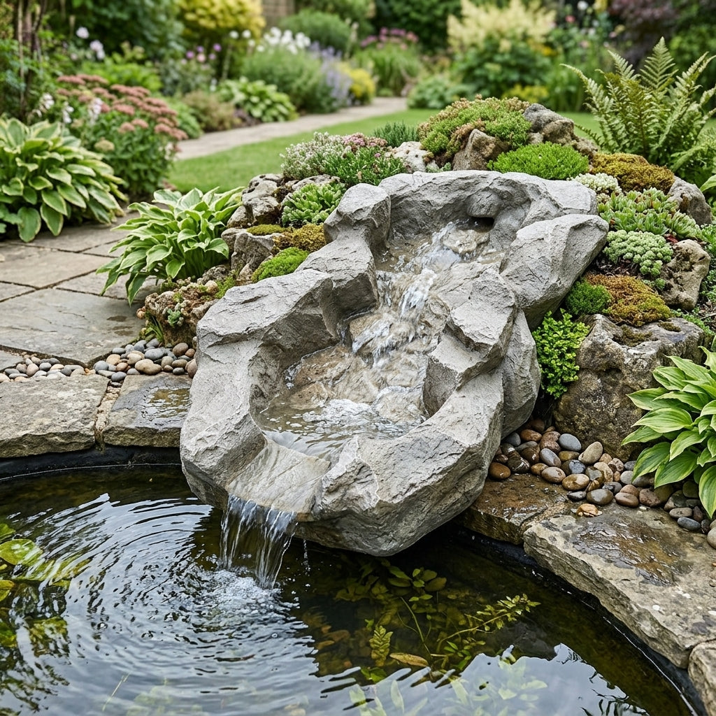 95cm Stream Waterfall Feature Polyresin Without Lights