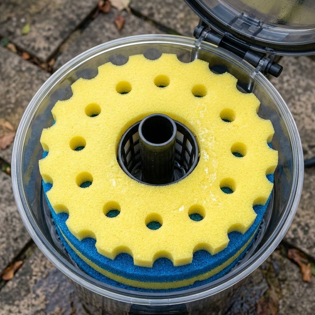 36cm Replacement Foam Set for Pressurised Pond Filter, 5cm Height