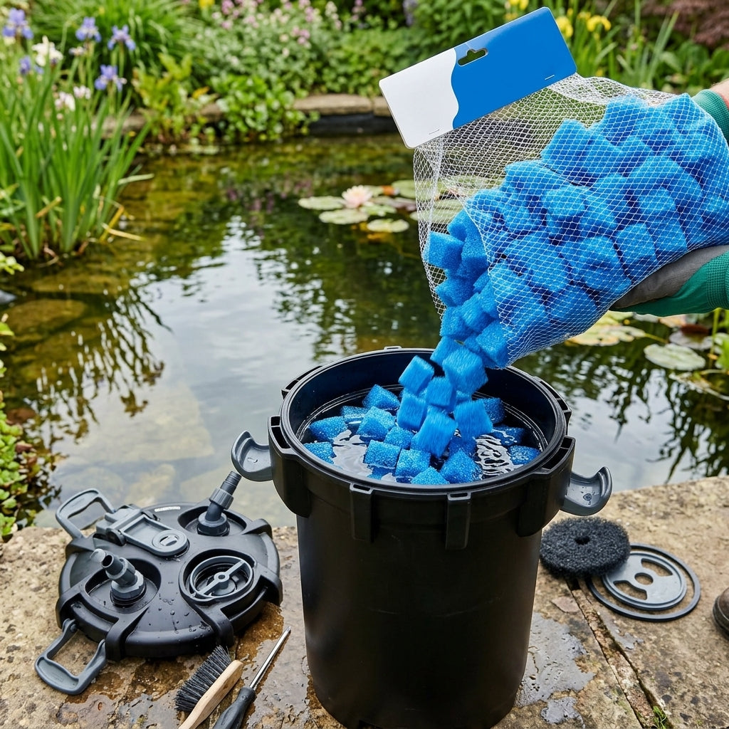 Foam Cubes for Pressurised Pond Filter Systems – Replacement Media