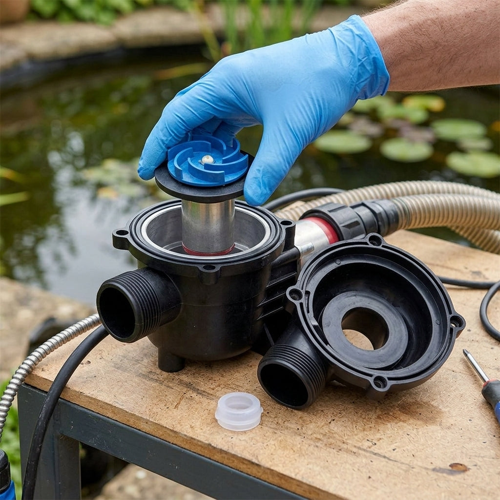 Aquaforce 8000 Pond Pump Spares Kit with O-Rings and Rotor Assembly