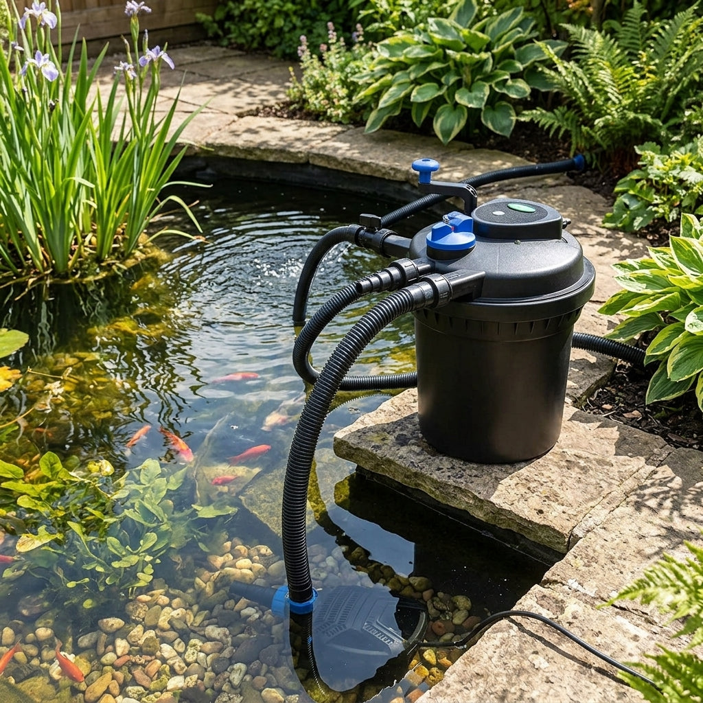 6000 Litre Pump and Filter Set with 13W UVC for Ponds up to 6,000L