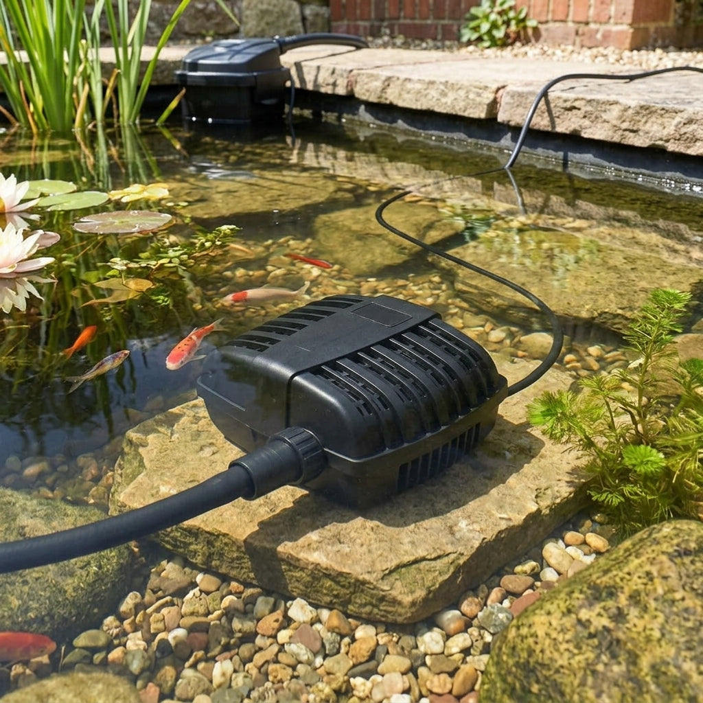 Pond Filter Pump with 1.5m Max Height, 20W, 10m Cable