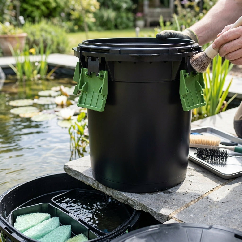 Replacement 3/4/5000 Filter Bucket with Lid Clips for Pressurised Filters