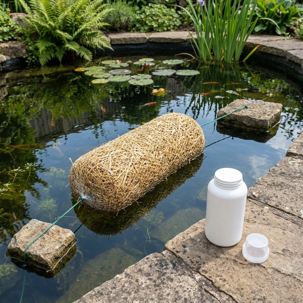 Midi Barley Straw Bale for Large Ponds – Treats 13,500 Litres