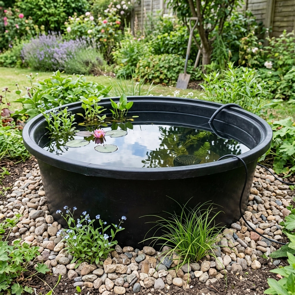 115cm Round Self-Standing Pond, 600 Litre Capacity