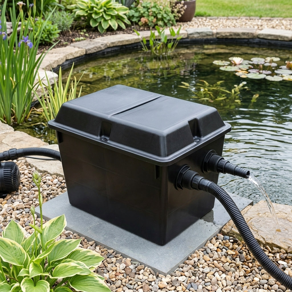 Pond Filter with 18w UVC for Clear Water