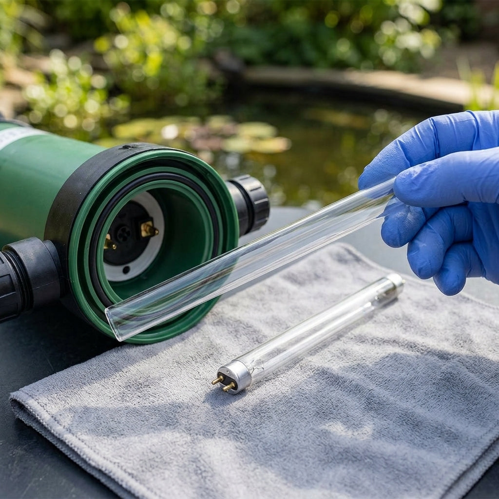 Quartz Sleeve for 9000 UV Pond Filter Replacement Glass