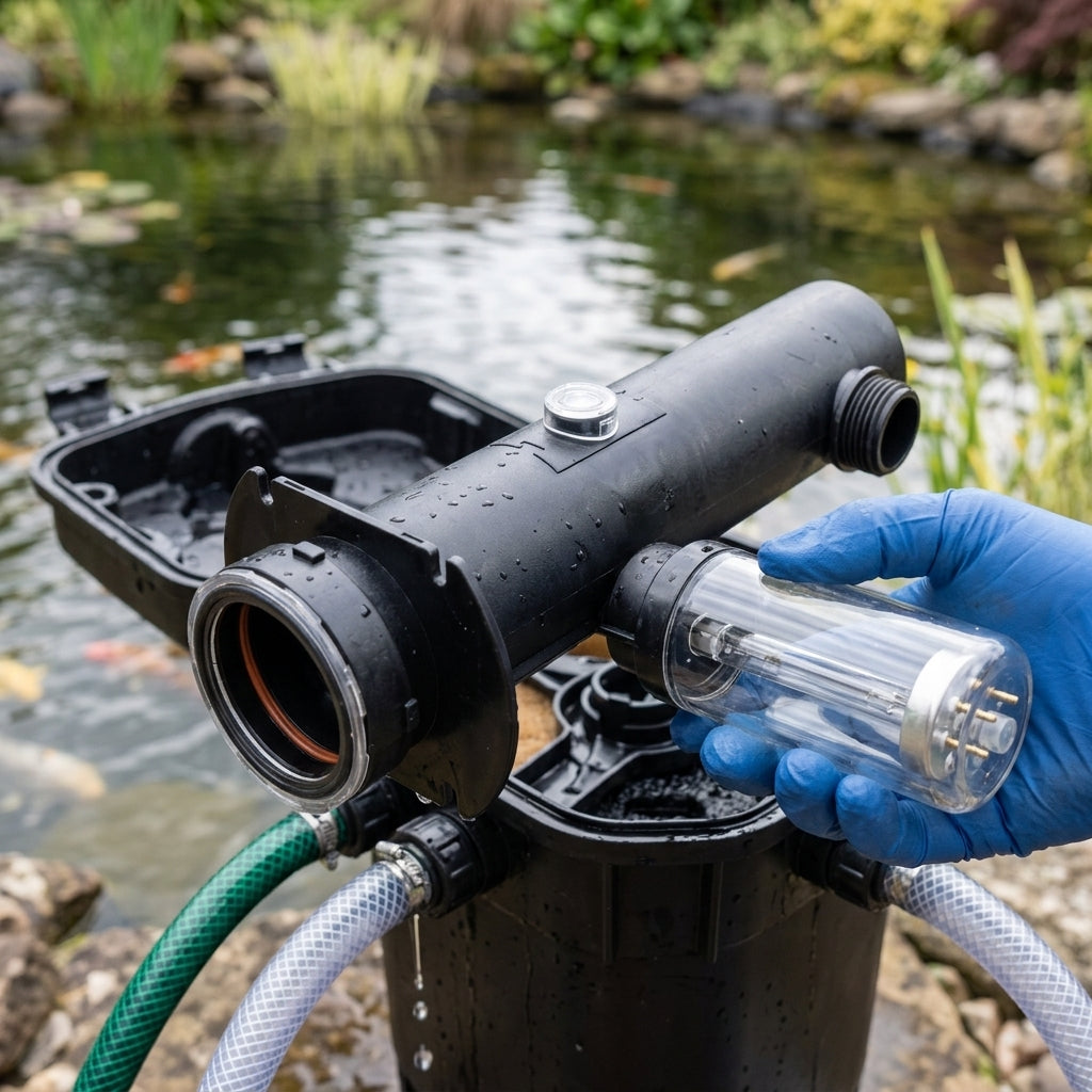 Quartz Sleeve and Cover for 15000 All-in-One Pond Filter System