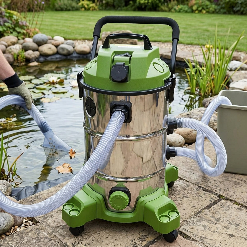 Non-Stop 3 Pond Vacuum with Sludge Pump, 35mm Solids Handling