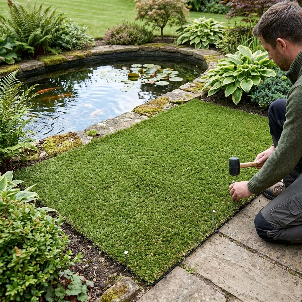 2m x 3m artificial grass with 30mm pile depth