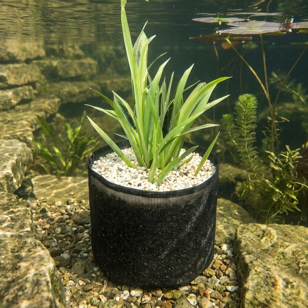 25 x 20cm Round Pond Planting Bag – Flexible Fine Weave