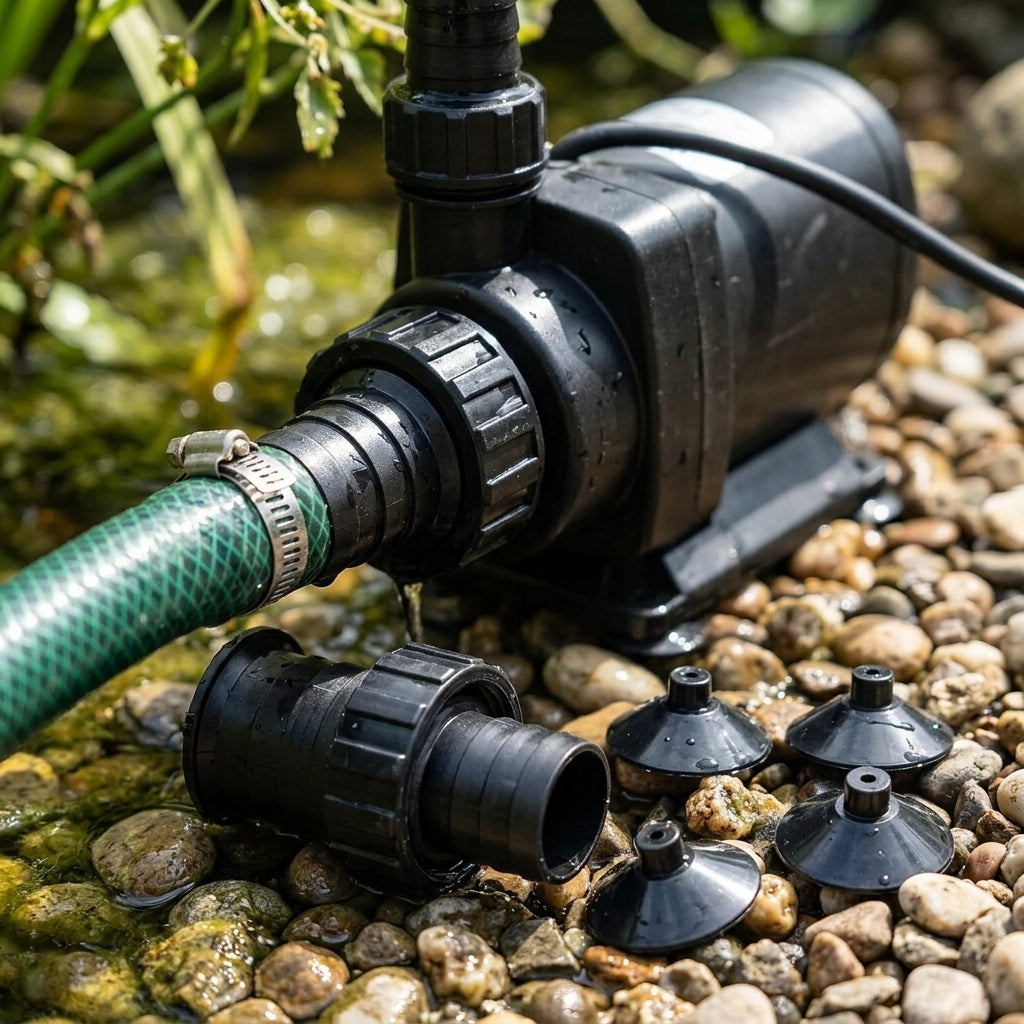 Pump Hosetail Set for 2300 Model Pond Pump – Multi-Size Fittings