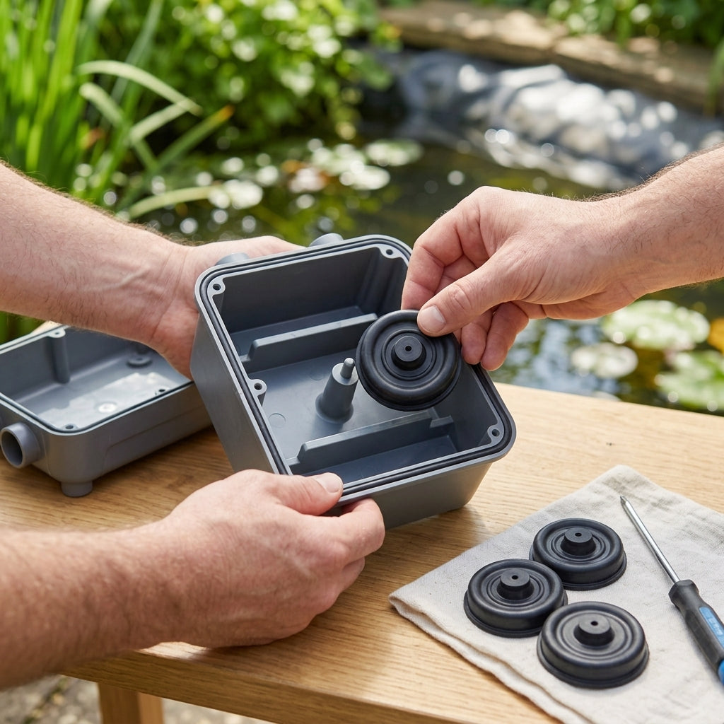 Diaphragm Set for 4-Way Pond Air Pump – Pack of 4 Replacements