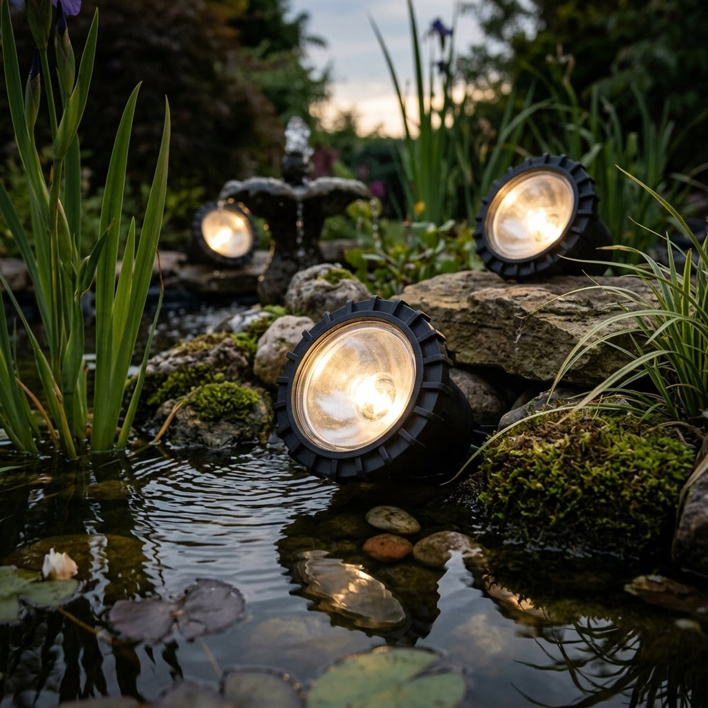 Halogen Lense Bracket Set for Pond Lights – Pack of 3