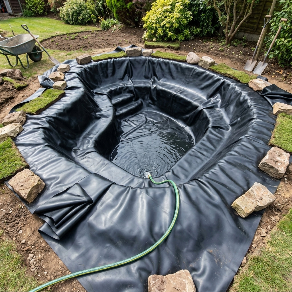 34m × 20m Pond Liner – 25-Year Durability