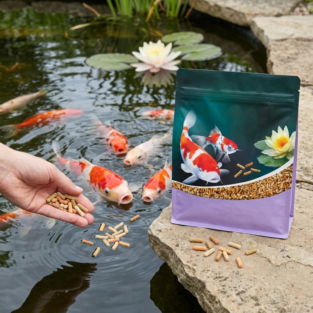 600g Mixed Floating Pond Fish Food Sticks – Variety Blend
