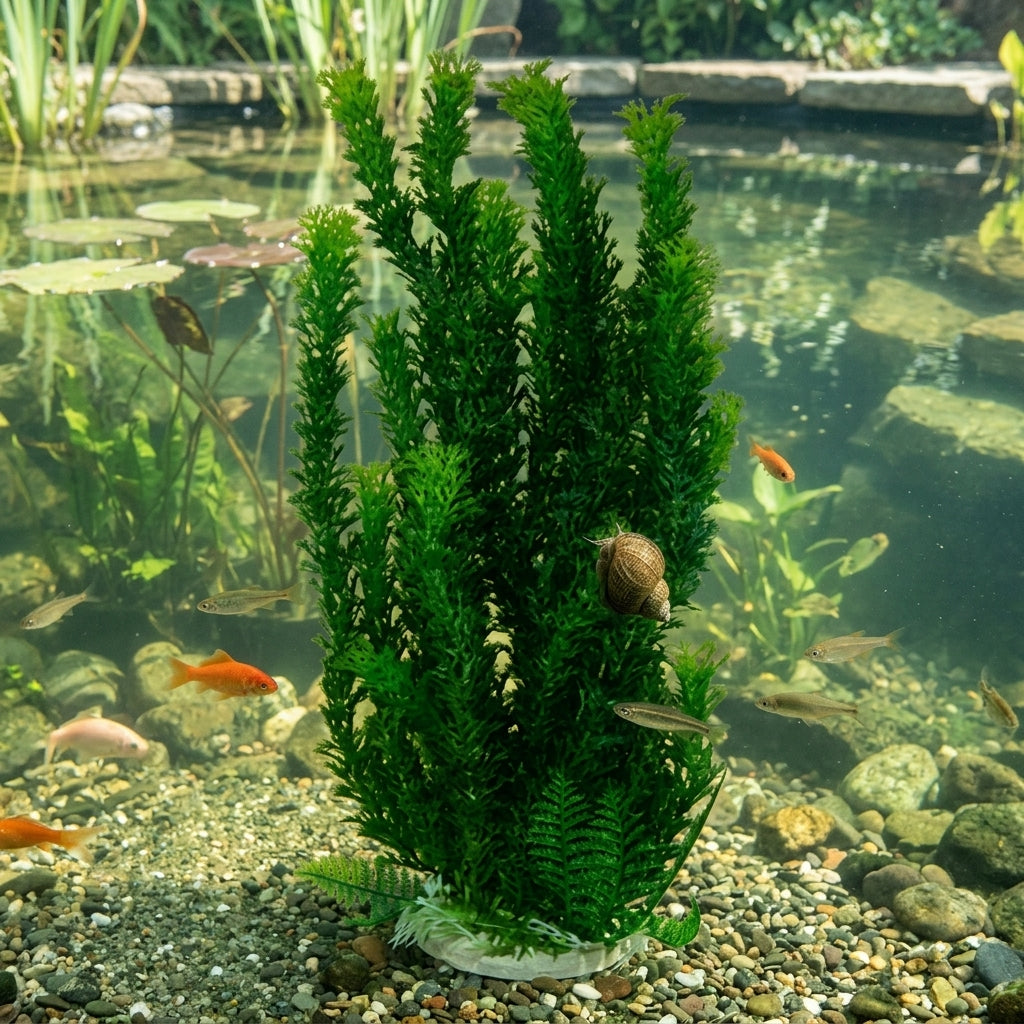 100cm Artificial Underwater Pond Plant – Extra Large Decorative Feature