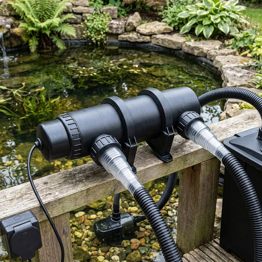 31cm UVC Clarifier for Ponds up to 9000L, 11W, 220-240V, 8.5m Cable