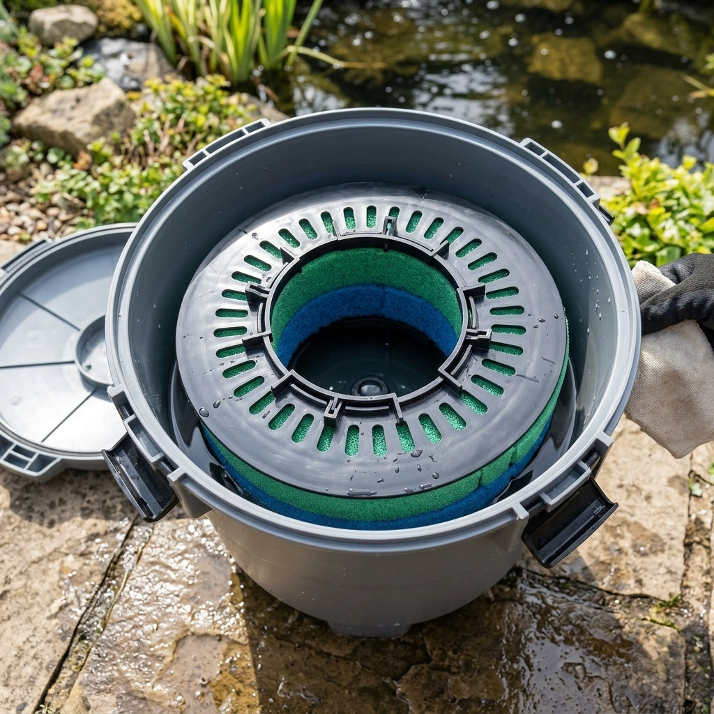 Foam Bracket Base and Cover for 30000 & 40000 Pond Filter Models