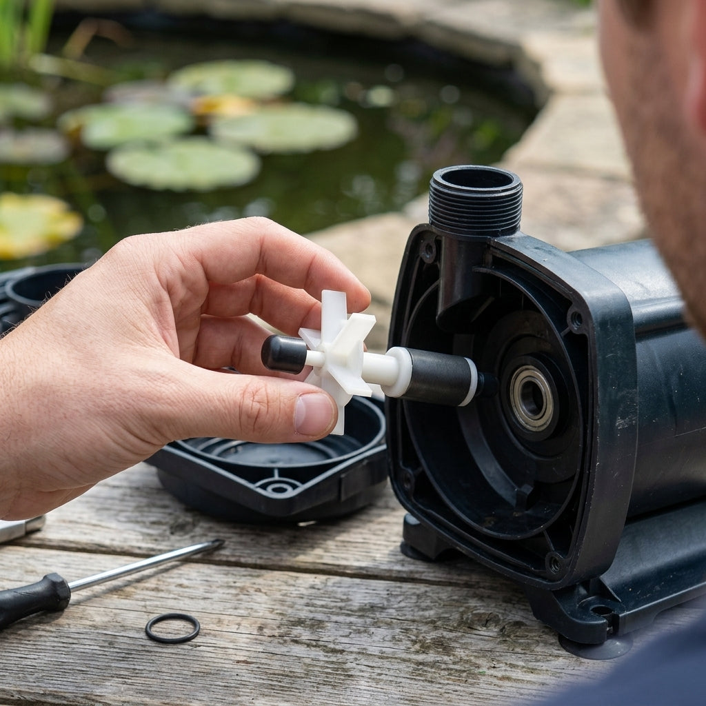 8cm Replacement Impeller with Shaft and Bearing for Pond Pumps