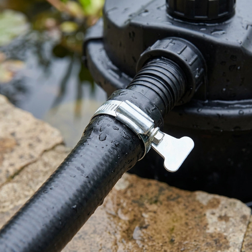 25mm Zinc Hose Clips Pair – Corrosion Resistant, Tool-Free Tightening