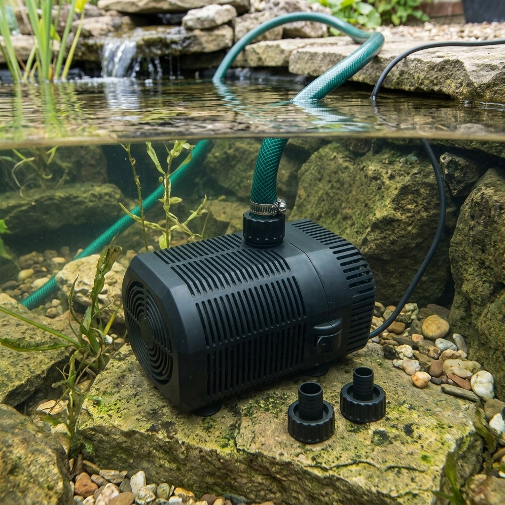 Filter Pump 19.3 x 9.9 x 9.9cm with Adjustable Flow and 35W Motor