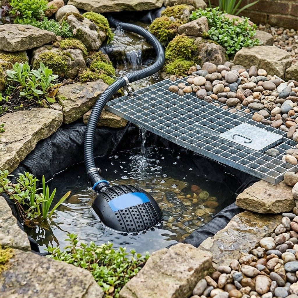 Large Pondless Waterfall Kit with 8m x 3m Liner and Heavy Duty Grid