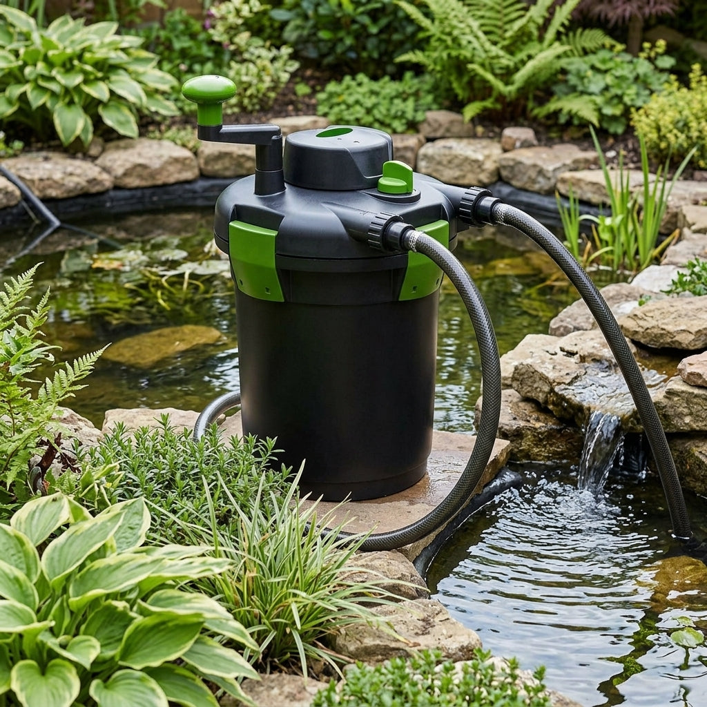 3000 Litre Pressurised Pond Filter with 11W UV Clarifier