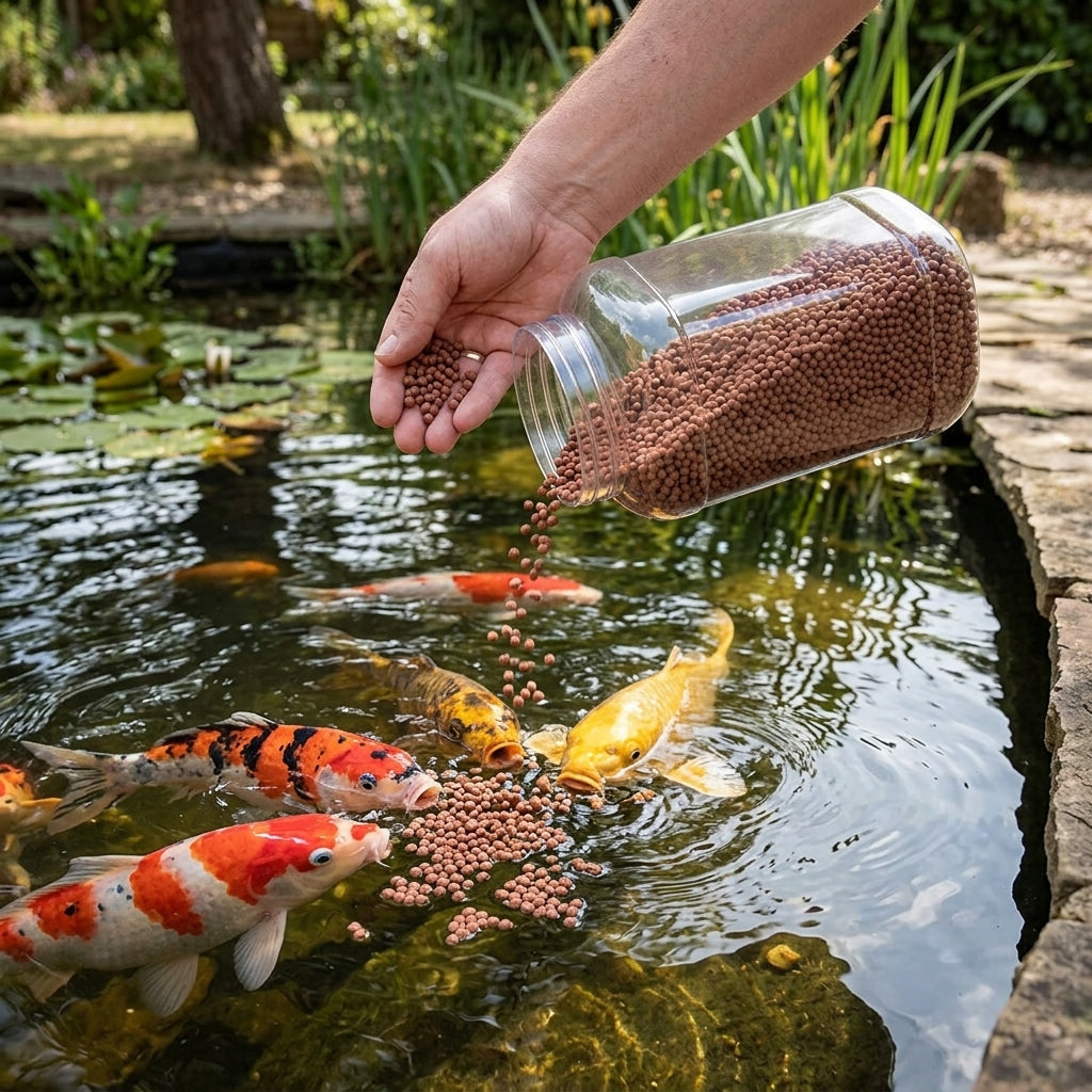 1.25kg Growth Pellets for Pond Fish – Floating High Protein Formula
