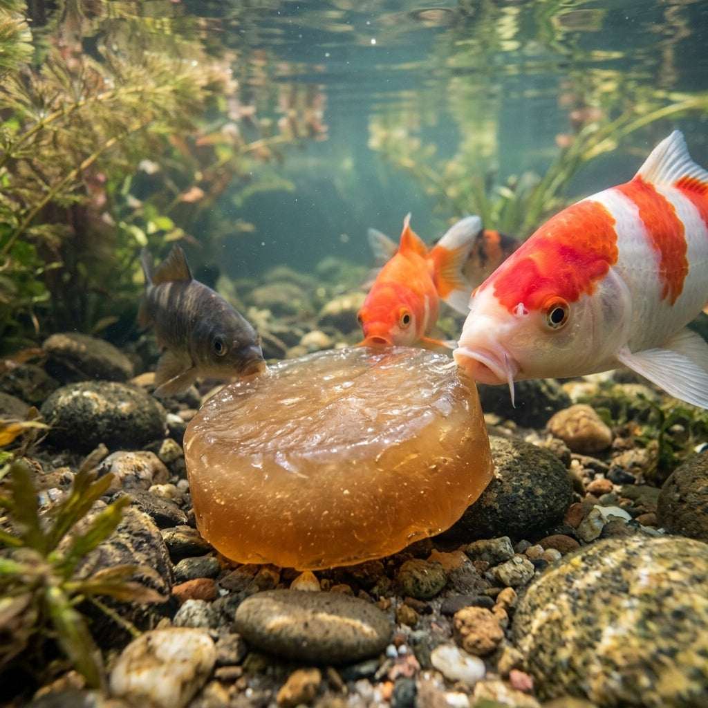 73g Holiday Pond Fish Food Block – 2 Week Supply