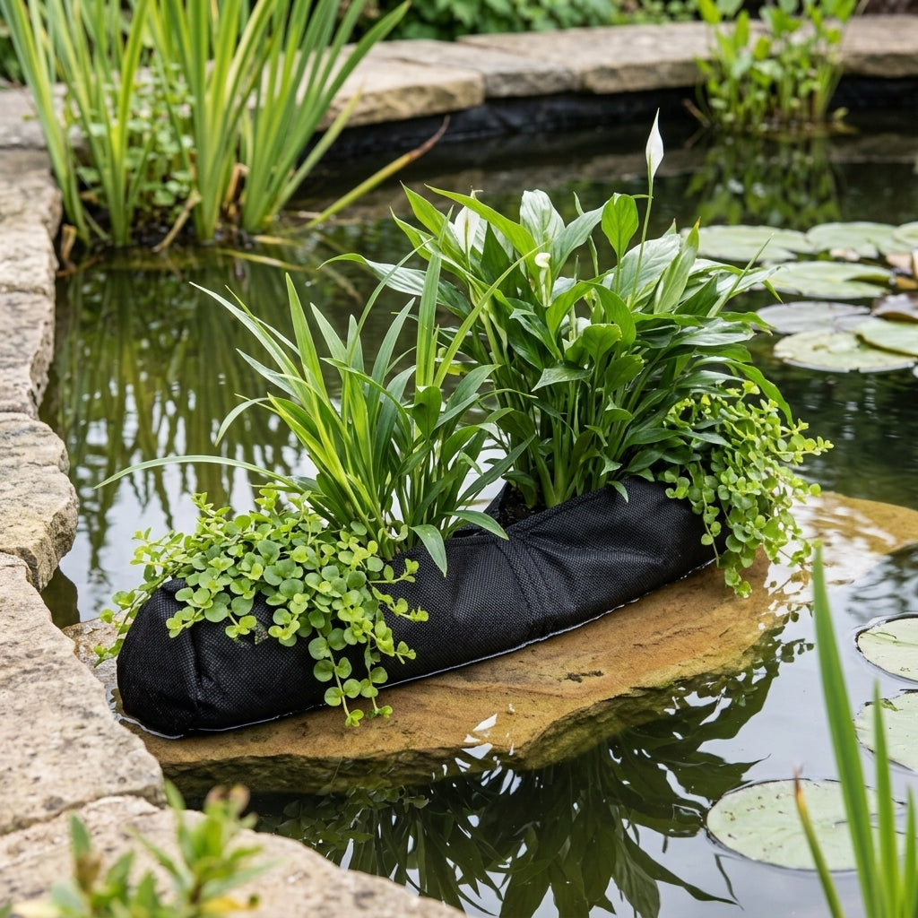 15 x 80cm Pond Plant Sock Flexible Planter Large Size