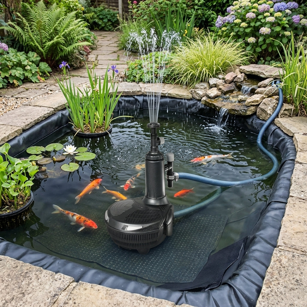 6m x 6m Pond Kit with All-in-One Pump and 8,000L Capacity