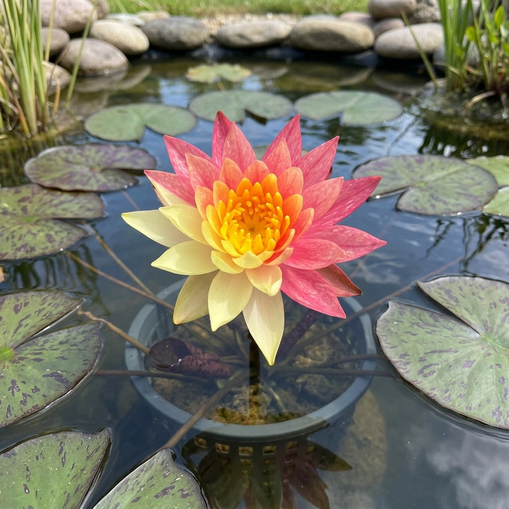 3L Pink Nymphaea Water Lily, 100-150cm Spread