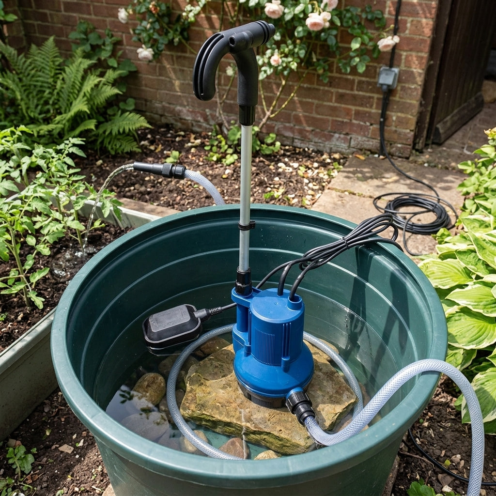 Pump with Float Switch, Aluminium Extension, 230V, 350W, 10m Cable