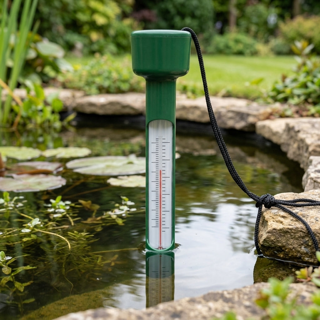 Floating Pond Thermometer Analogue - Accurate Water Temperature Gauge