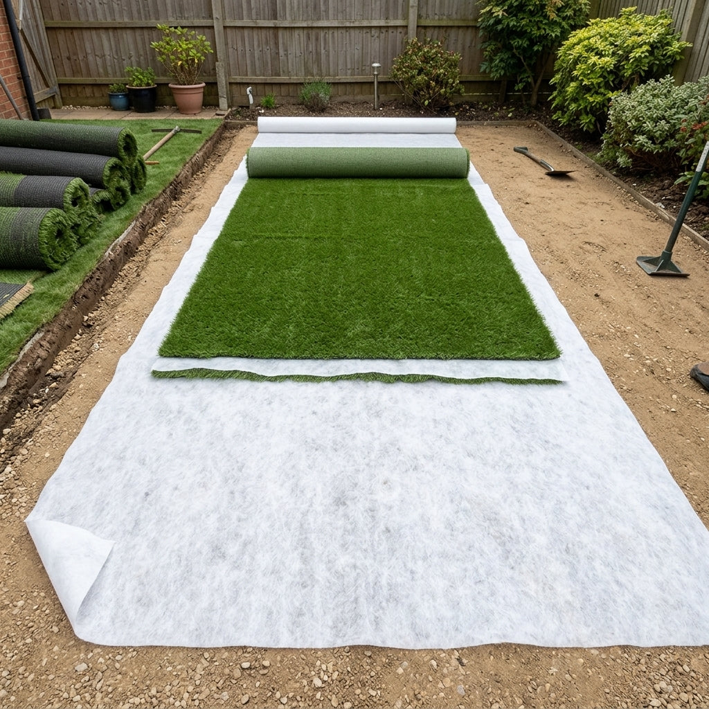 4m x 1m Artificial Grass Underlay Geotextile