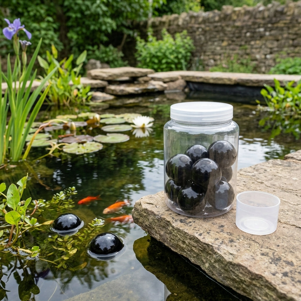 8 Gel Balls Pond Water Treatment Biodegradable, Treats 40,000L