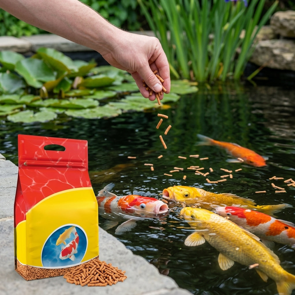 2.35kg Floating Koi Sticks Pond Fish Food with Colour Enhancers