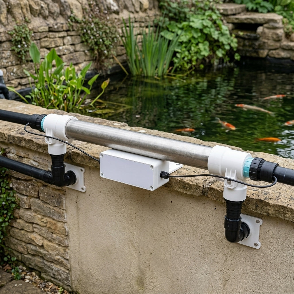 110W UVC Unit with Titanium Chamber for Ponds up to 75,000L