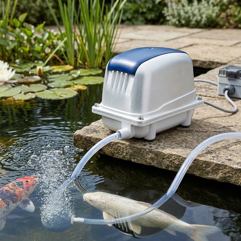 Large Pond Air Pump Aluminium Casing High Output
