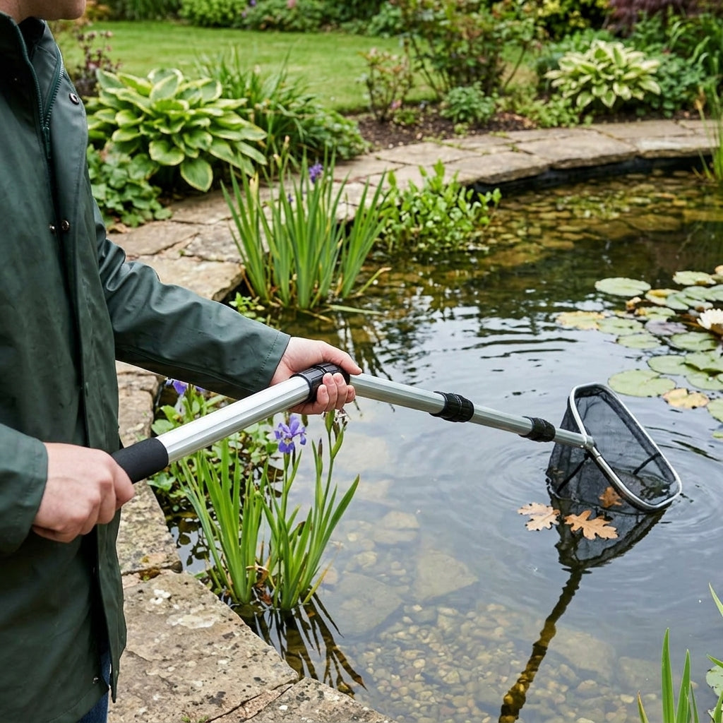 1.8m Telescopic Net Pole for Pond Cleaning