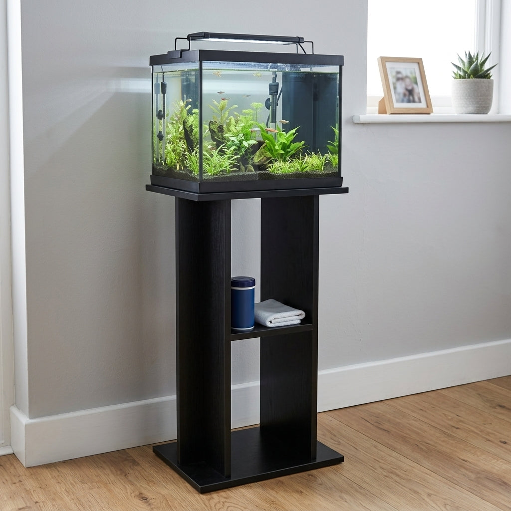 36x23x74cm Aquarium Stand Black for Start 30 Range