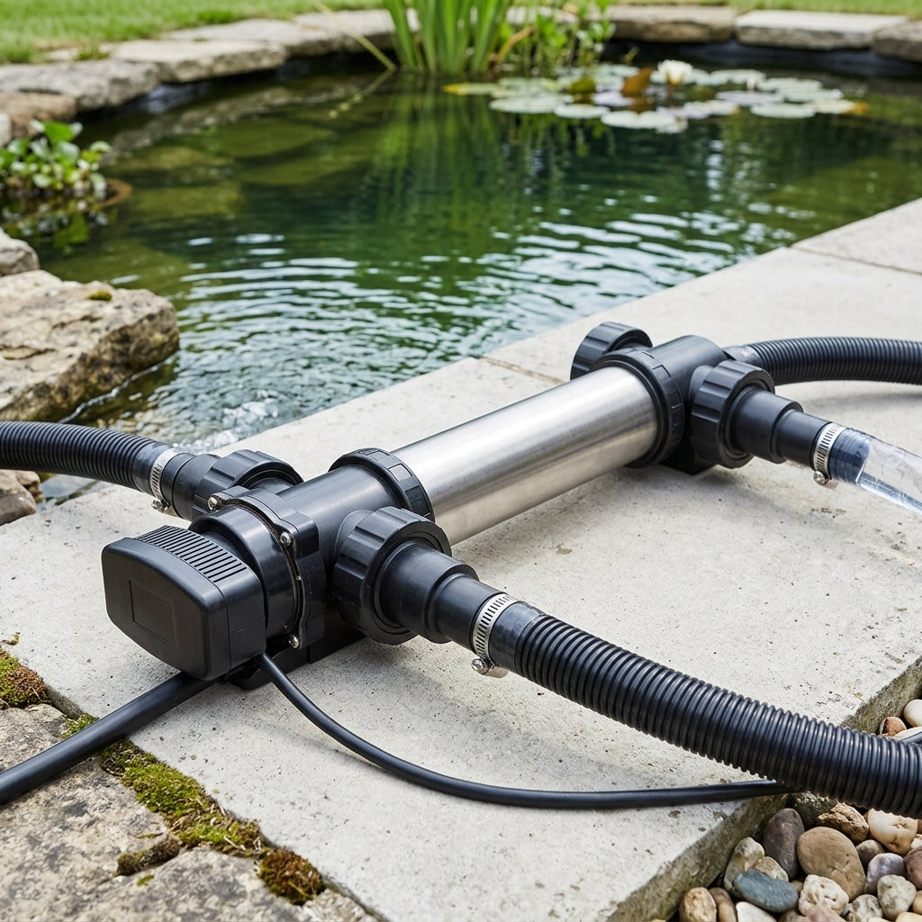 55cm UVC Steriliser Stainless Steel 36W for Ponds up to 40,000L