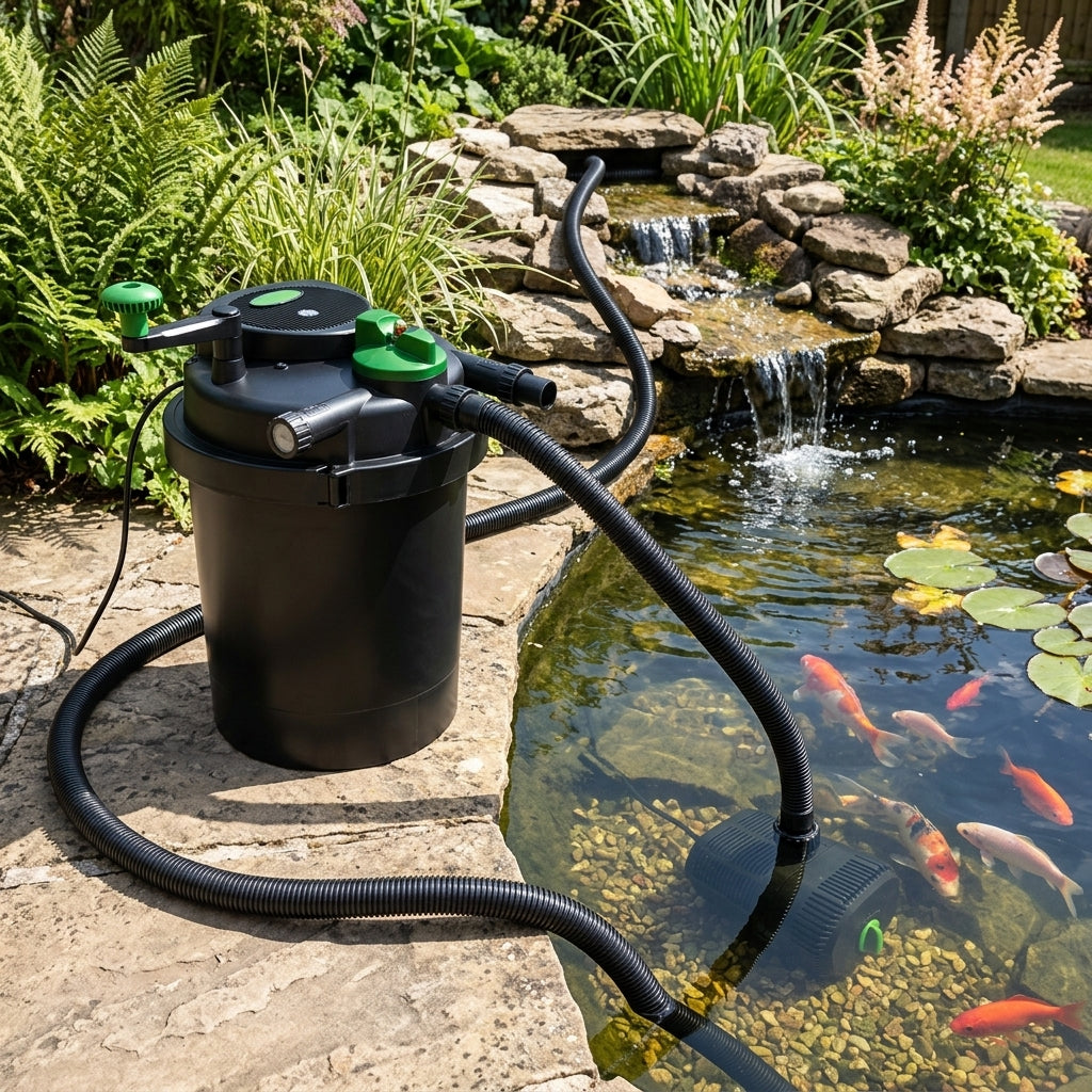 Pump and Filter Set with 13W UVC for Ponds up to 9000 Litres